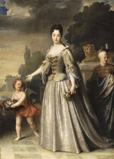 Retrato de Marie-Adélaïde de Savoy de Jean Baptiste Santerre